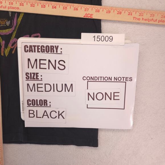 Def Leppard Band Graphic Crew Neck T Shirt Adult Mens Size Medium M Black - Picture 8 of 9